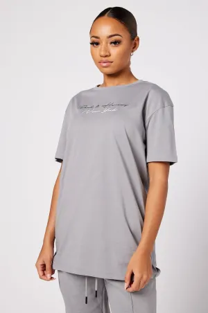QUINN RELAX FIT T-SHIRT - GREY