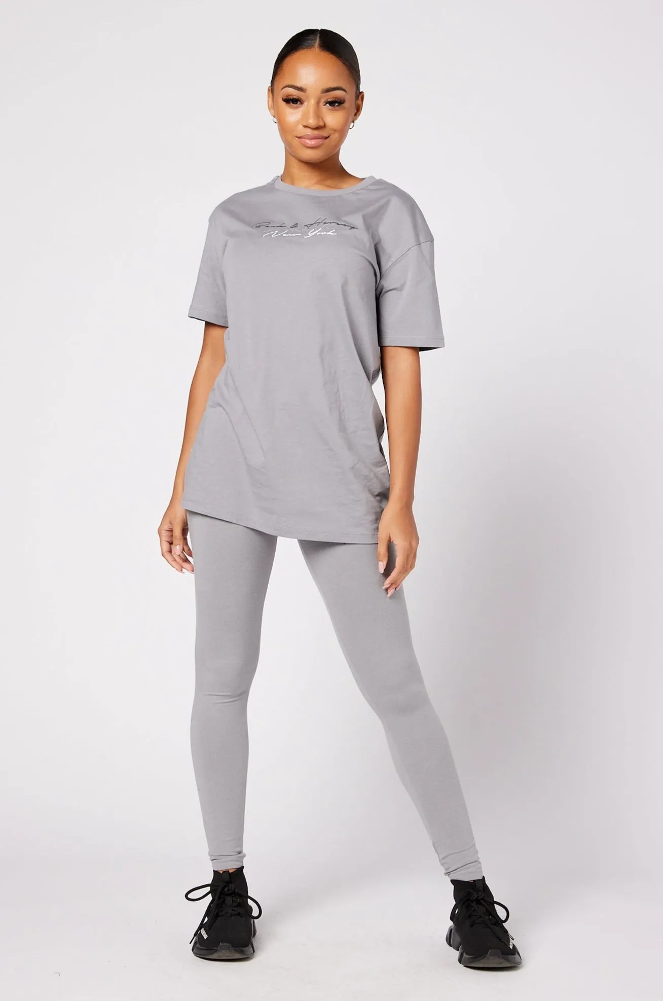 QUINN RELAX FIT T-SHIRT - GREY