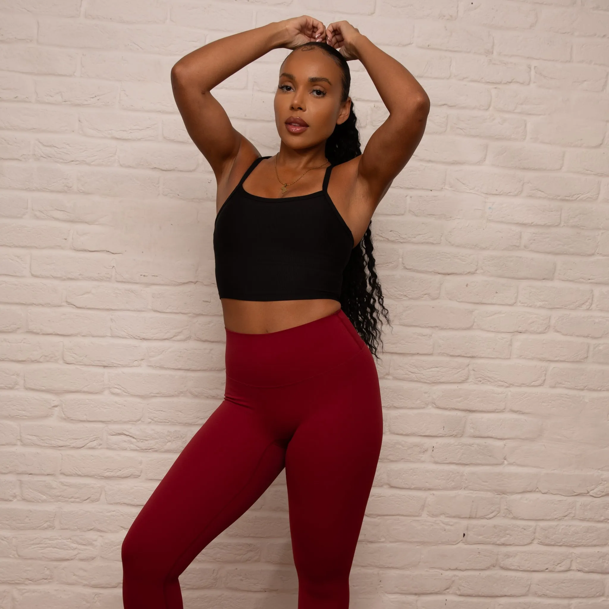 Racerback Ribbed Sports Bra