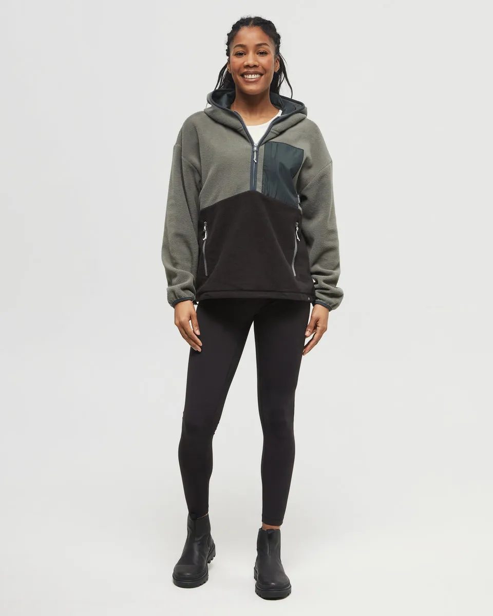 Recycled MicroFleece Contrast 1/4 Zip