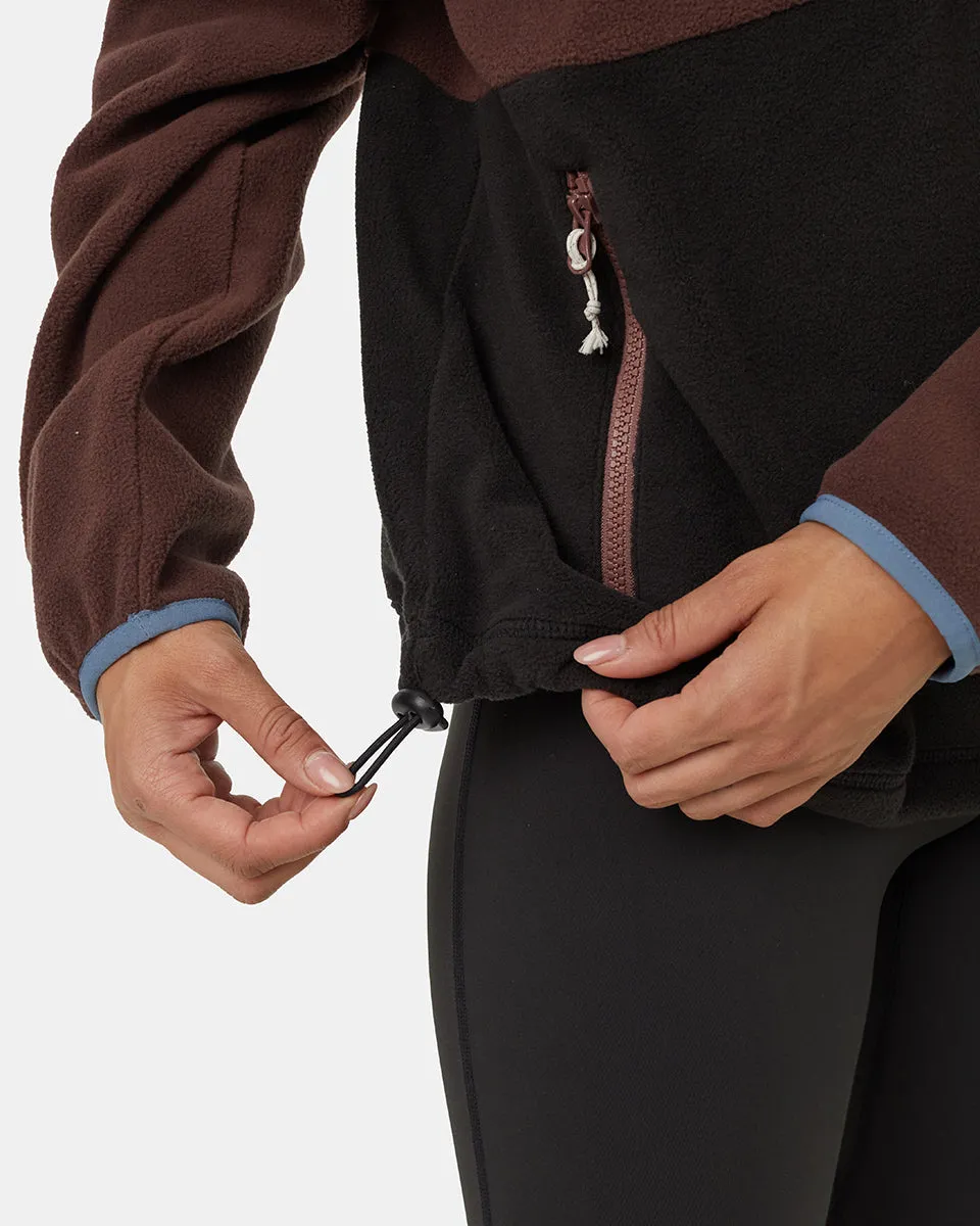 Recycled MicroFleece Contrast 1/4 Zip