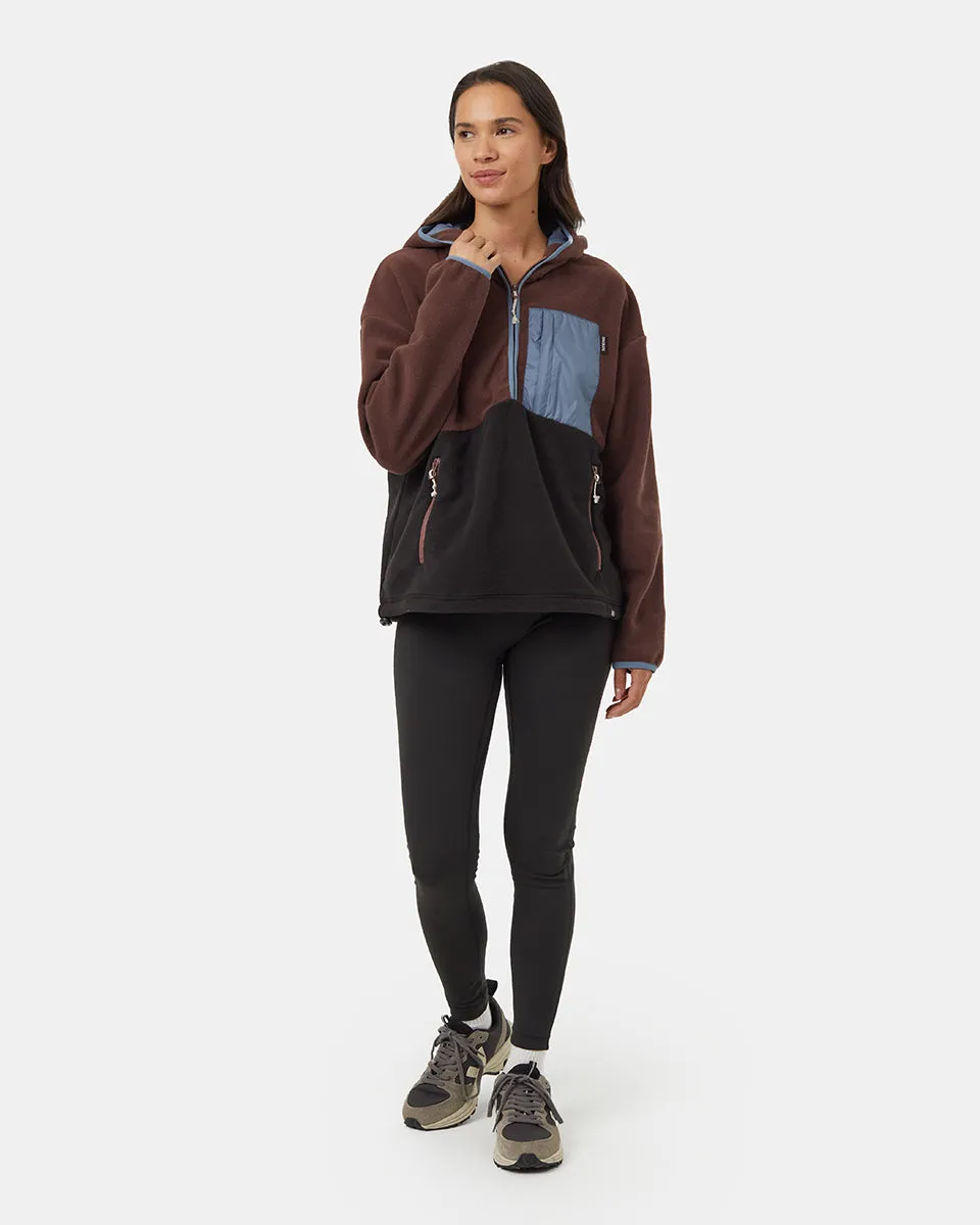 Recycled MicroFleece Contrast 1/4 Zip