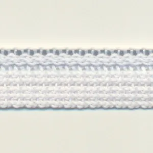 Reflect Knit Piping #01 White