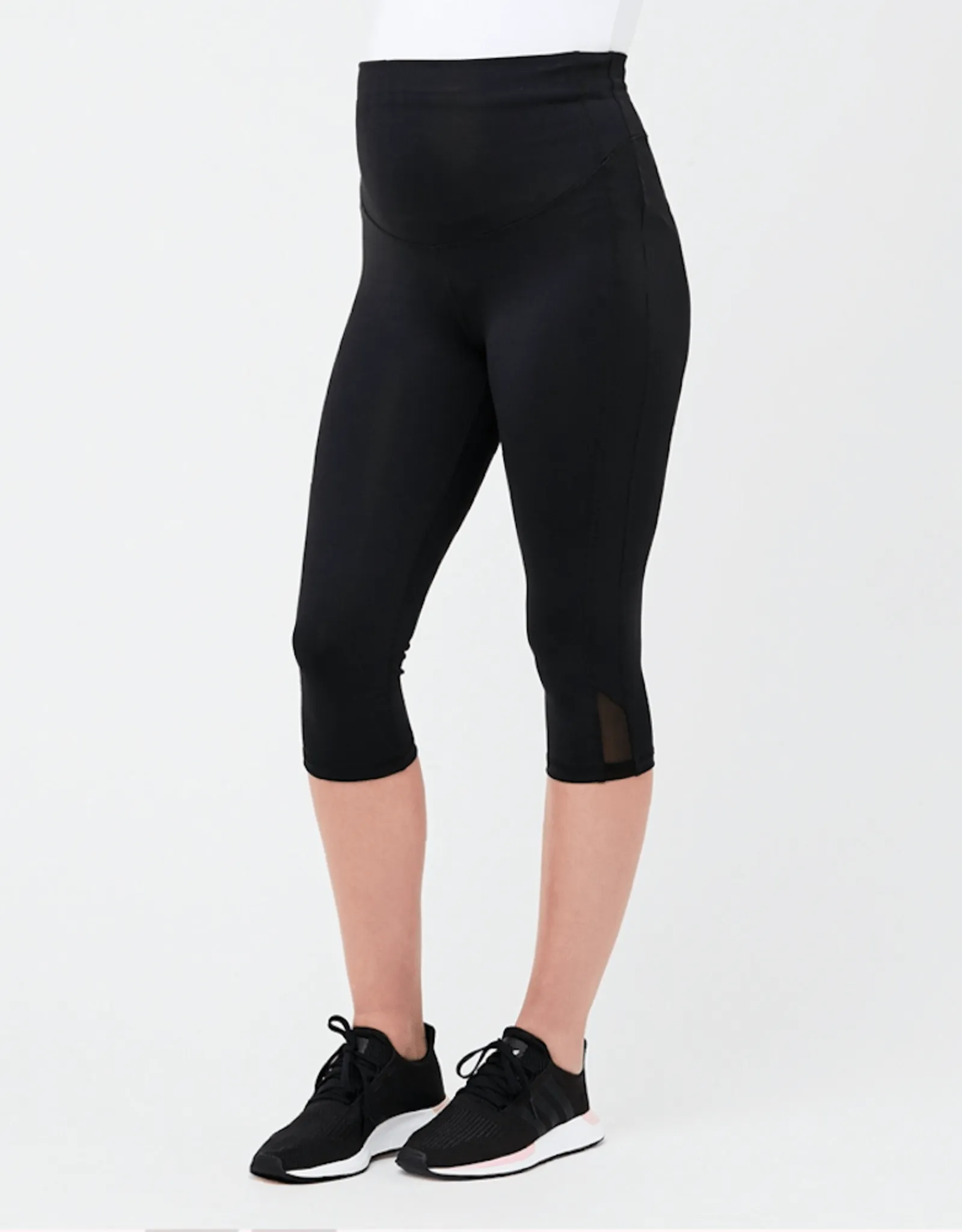 Ripe Maternity Active Over Tummy Knee Legging - Black