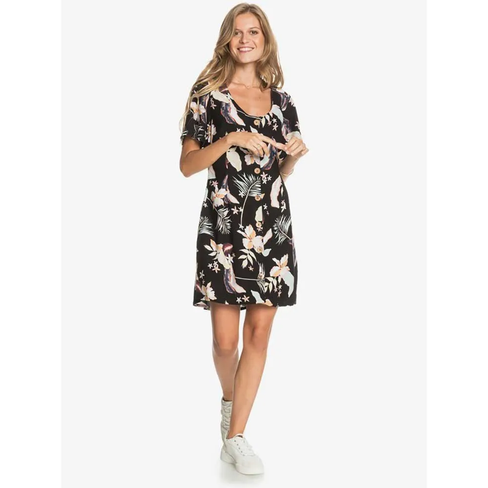 Roxy All Eyes On Love Printed Dress