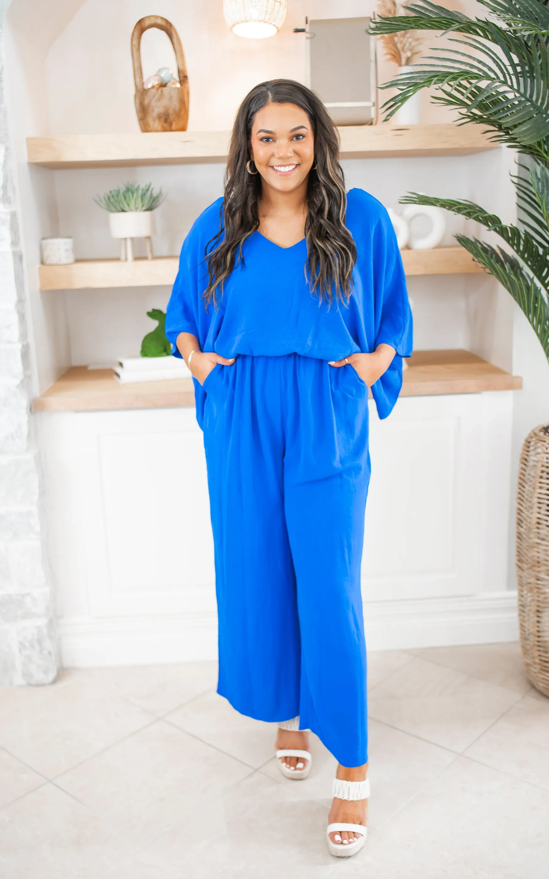 Royal Summer Jumpsuit - Final Sale