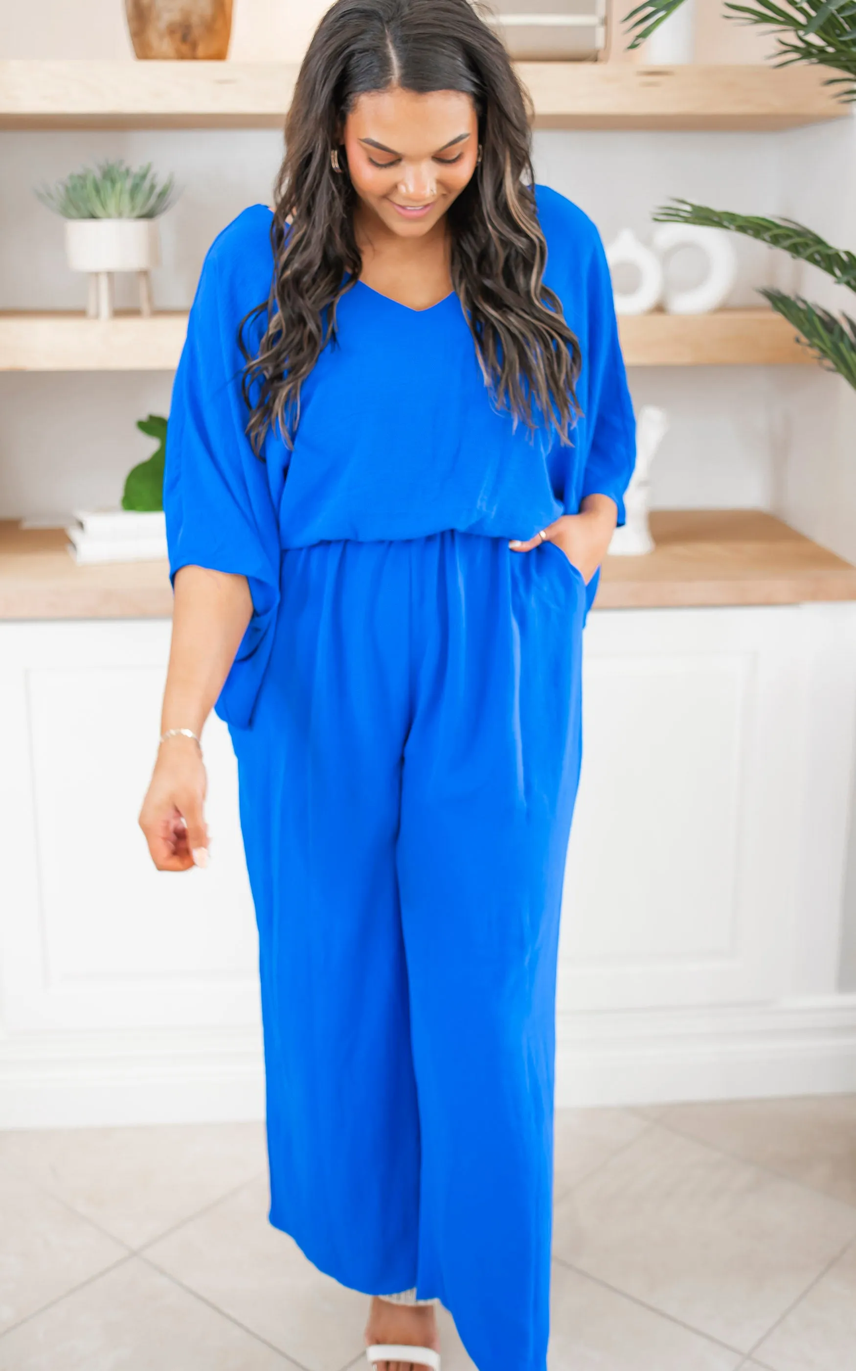 Royal Summer Jumpsuit - Final Sale