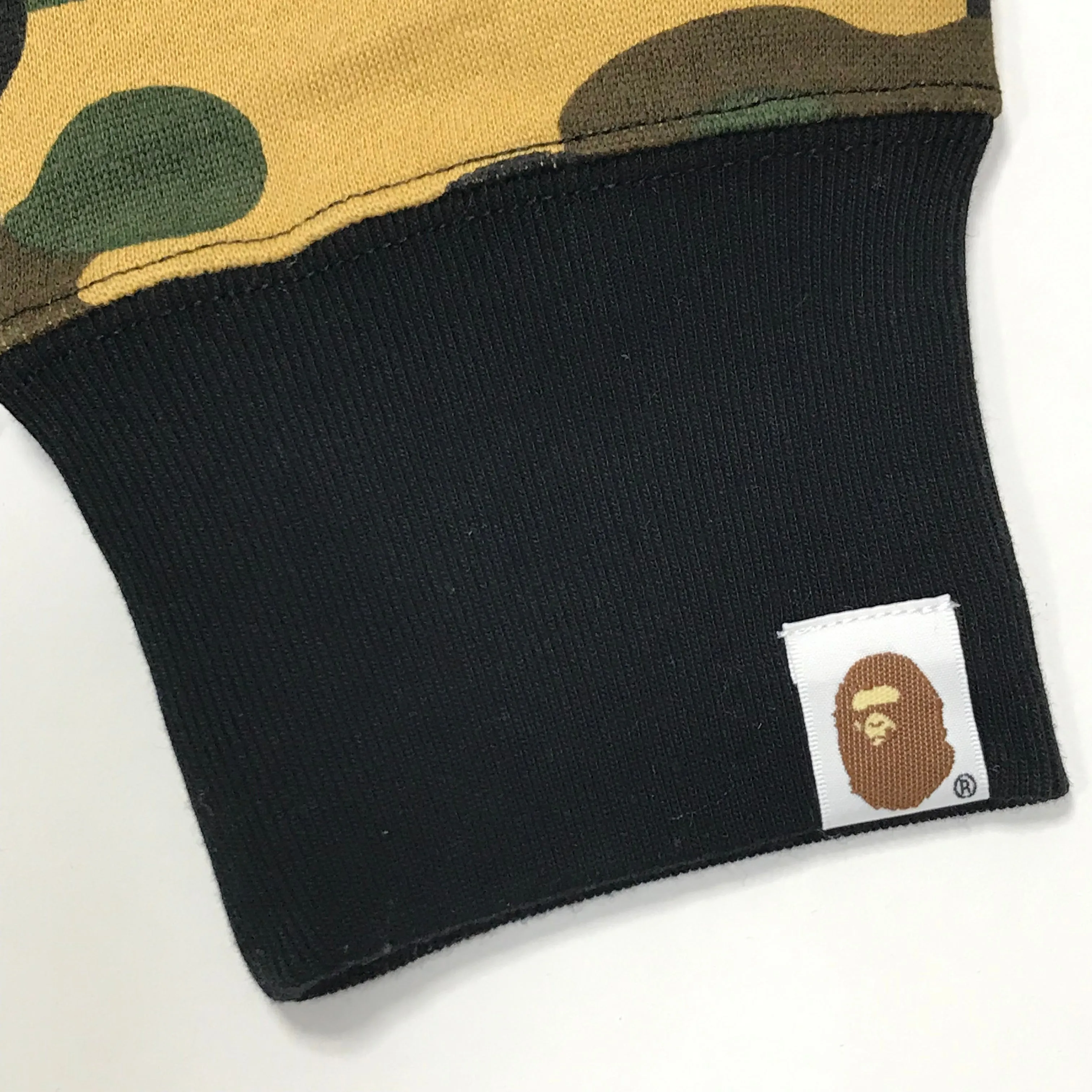 [S] DS! A Bathing Ape Bape 1st Camo Sleeve Full Zip Hoodie