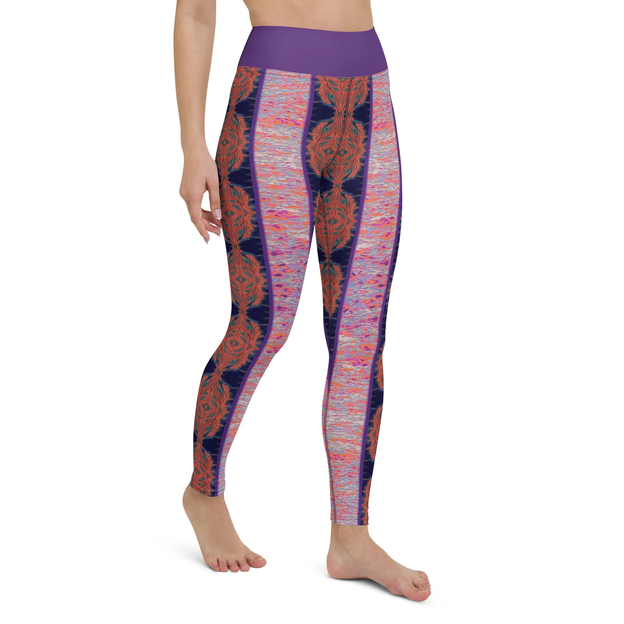 Salmon Reef Yoga Leggings