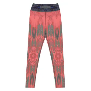 Salmon Reef Yoga Leggings