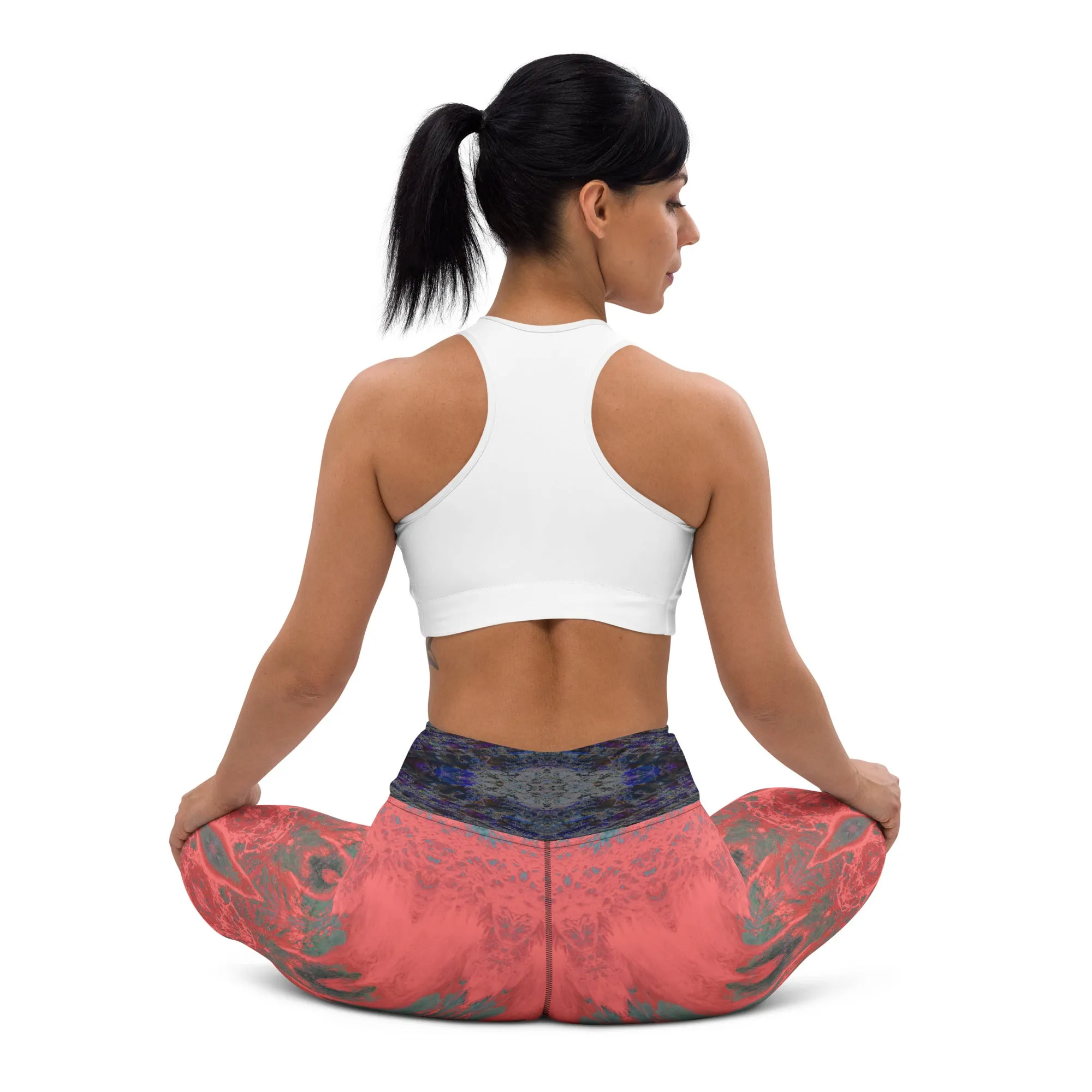 Salmon Reef Yoga Leggings