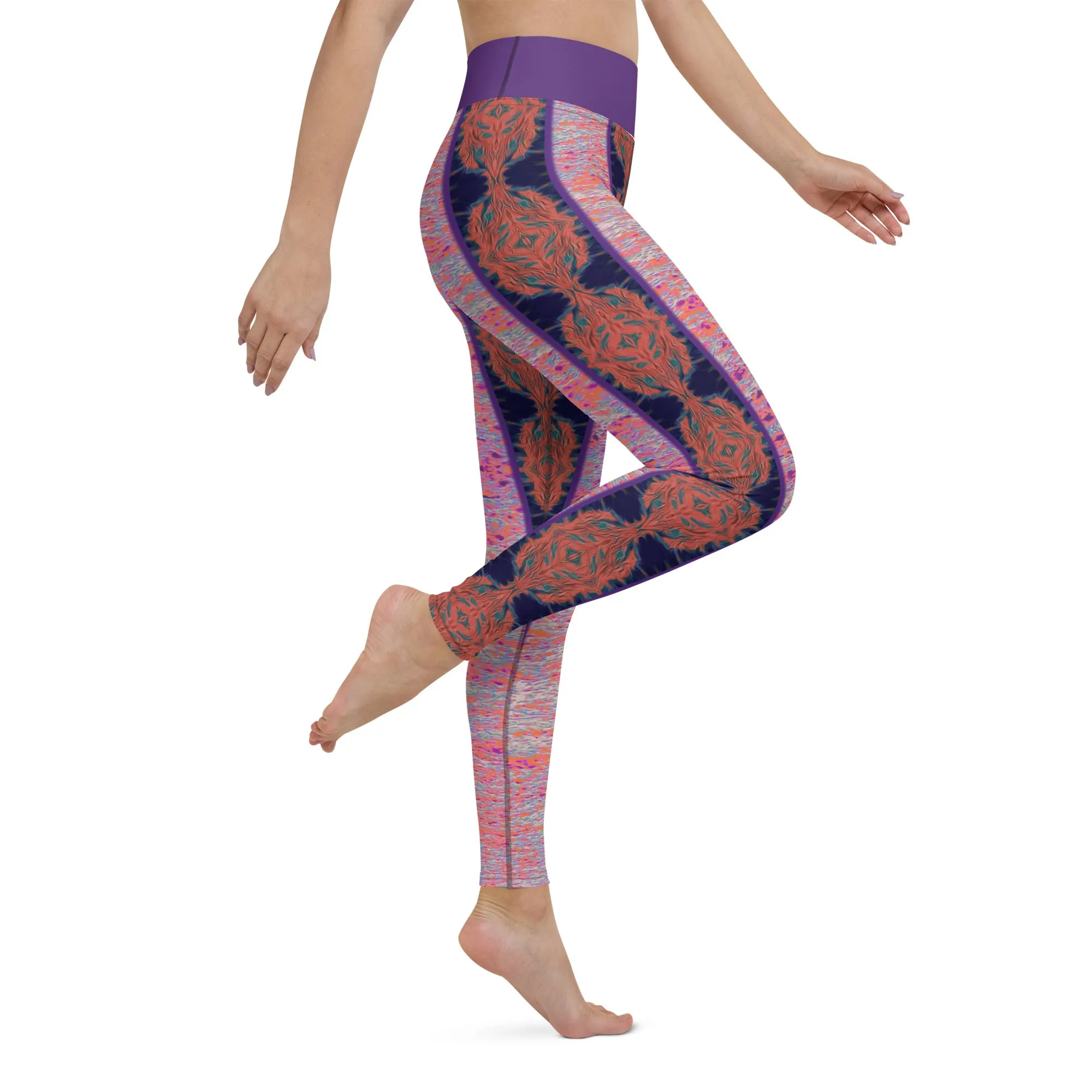 Salmon Reef Yoga Leggings