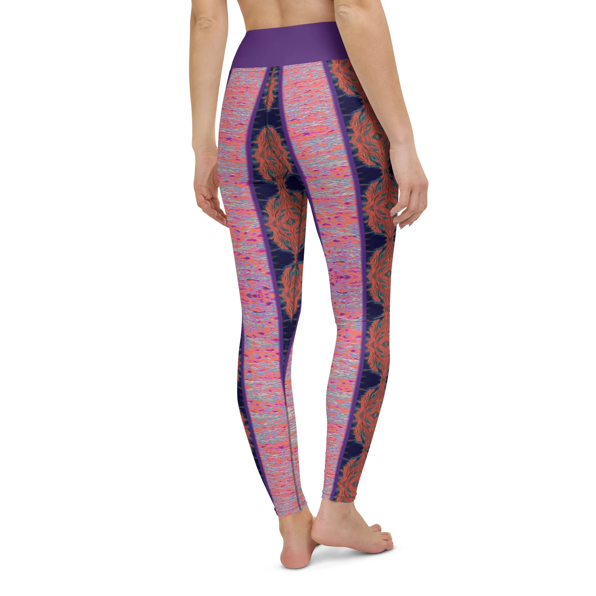 Salmon Reef Yoga Leggings