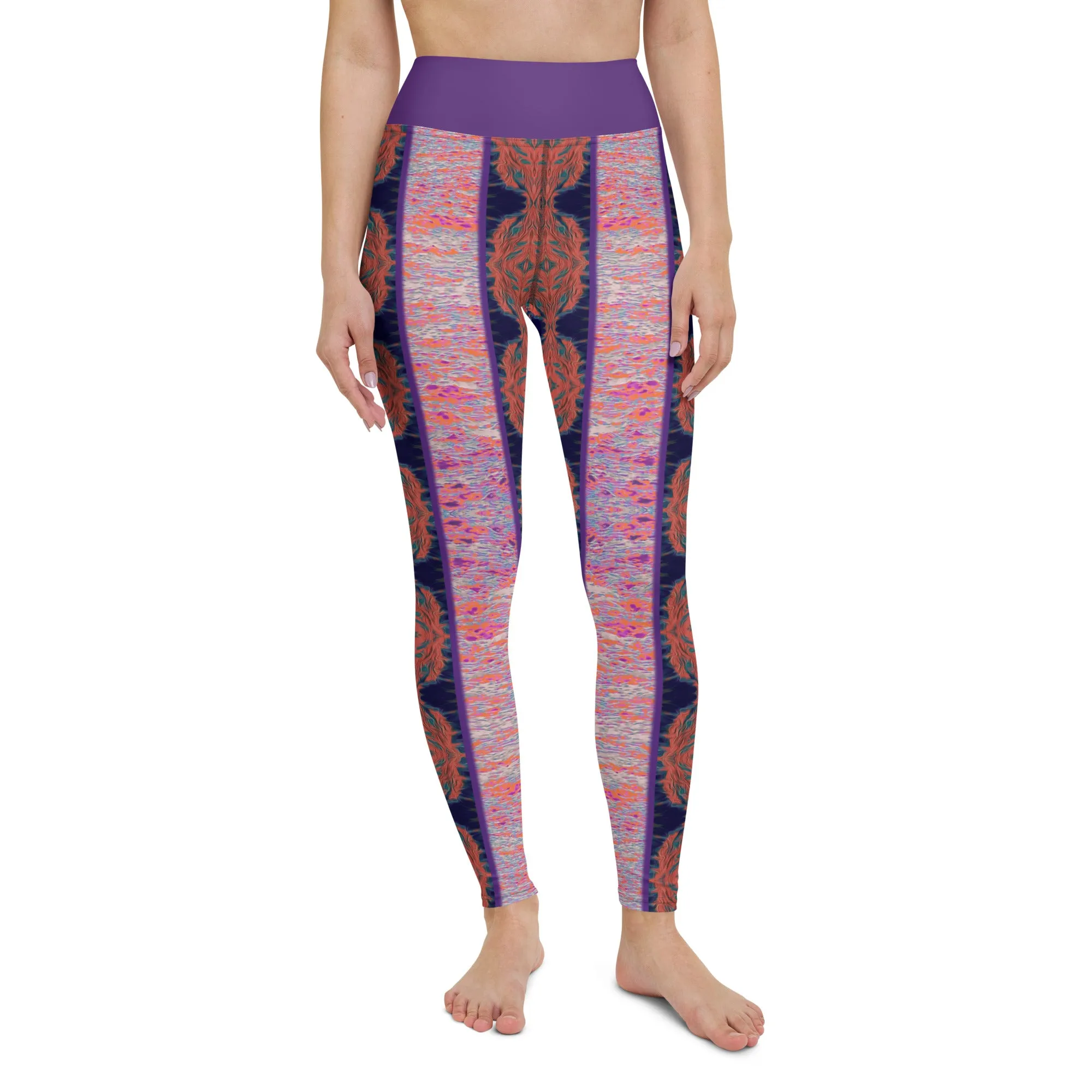 Salmon Reef Yoga Leggings