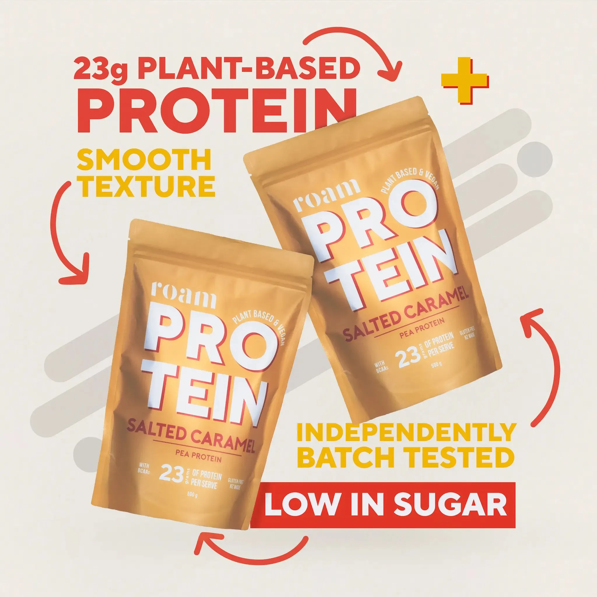 Salted Caramel Vegan Protein Powder and Shaker (AU)