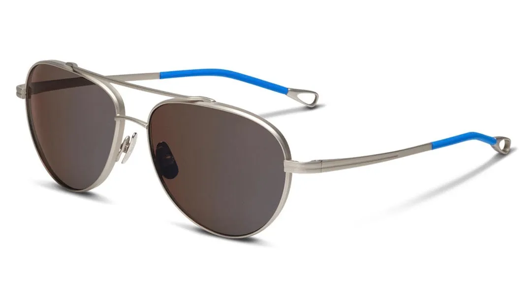 SALT.OPTICS x NORTH SAILS VMG-Matte Silver / Natural Brown