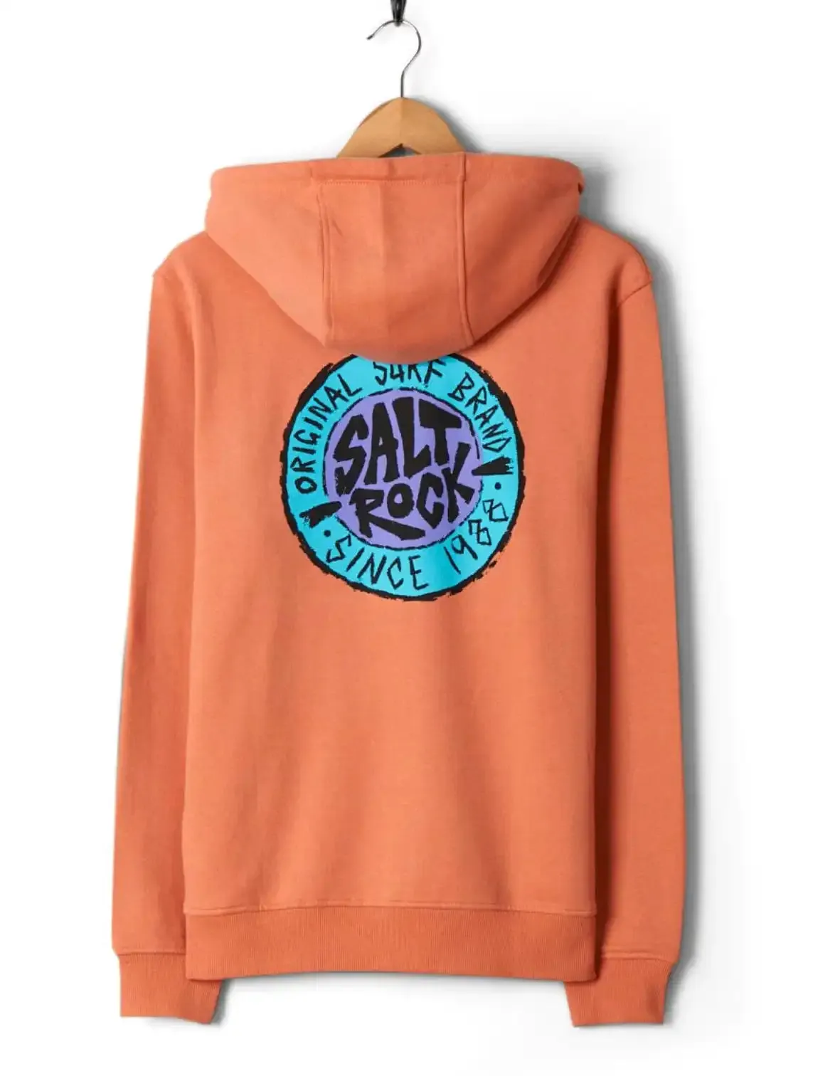 Saltrock Men's Original SR Zip Hoodie Orange