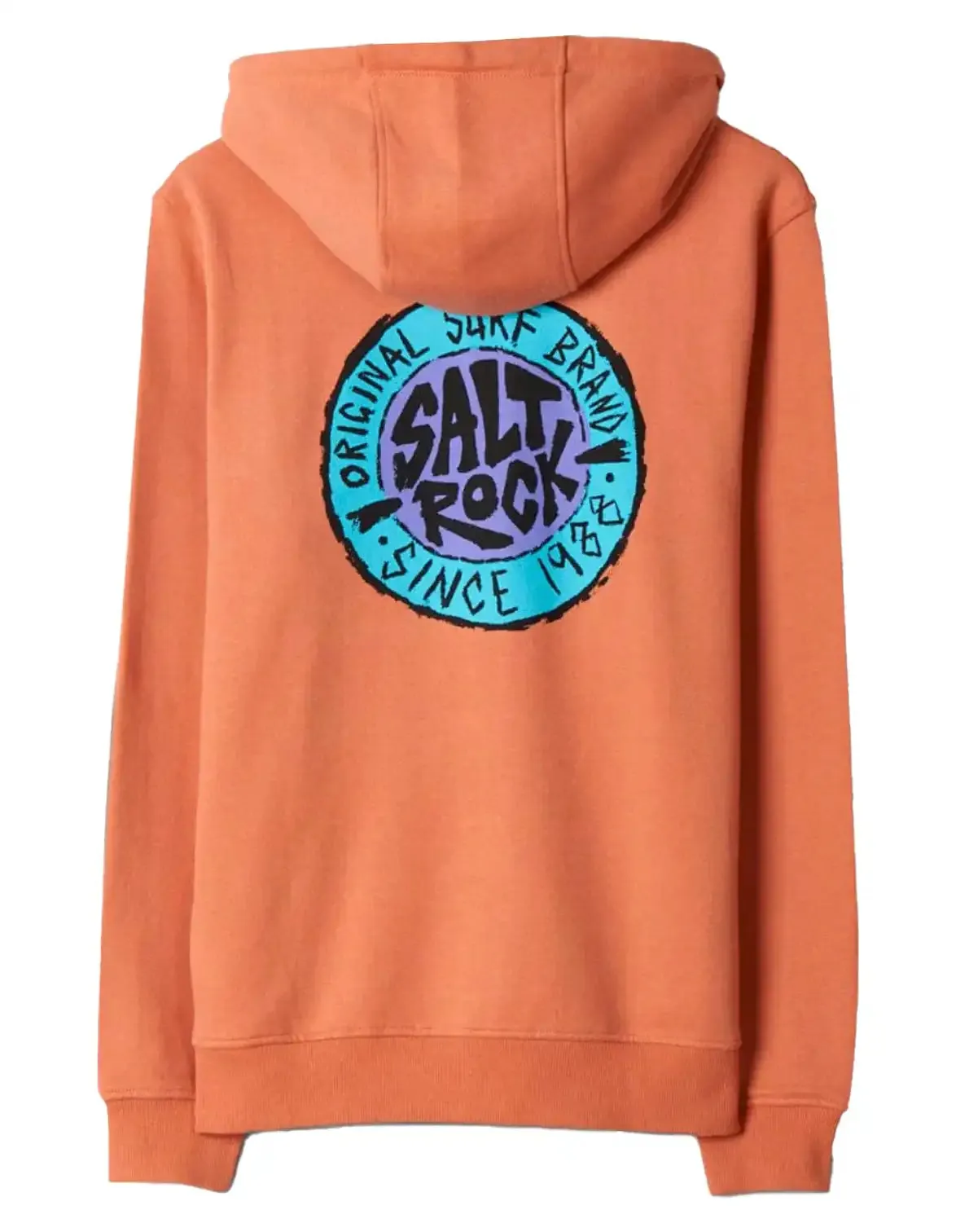Saltrock Men's Original SR Zip Hoodie Orange