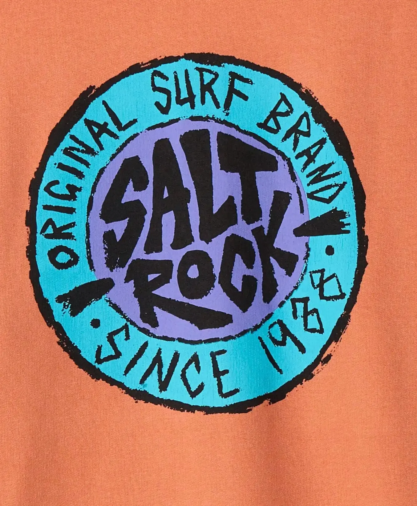 Saltrock Men's Original SR Zip Hoodie Orange