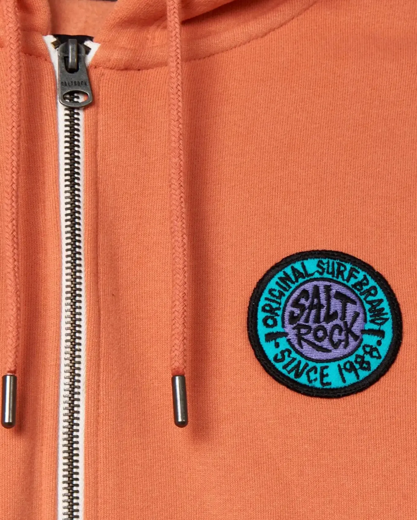 Saltrock Men's Original SR Zip Hoodie Orange