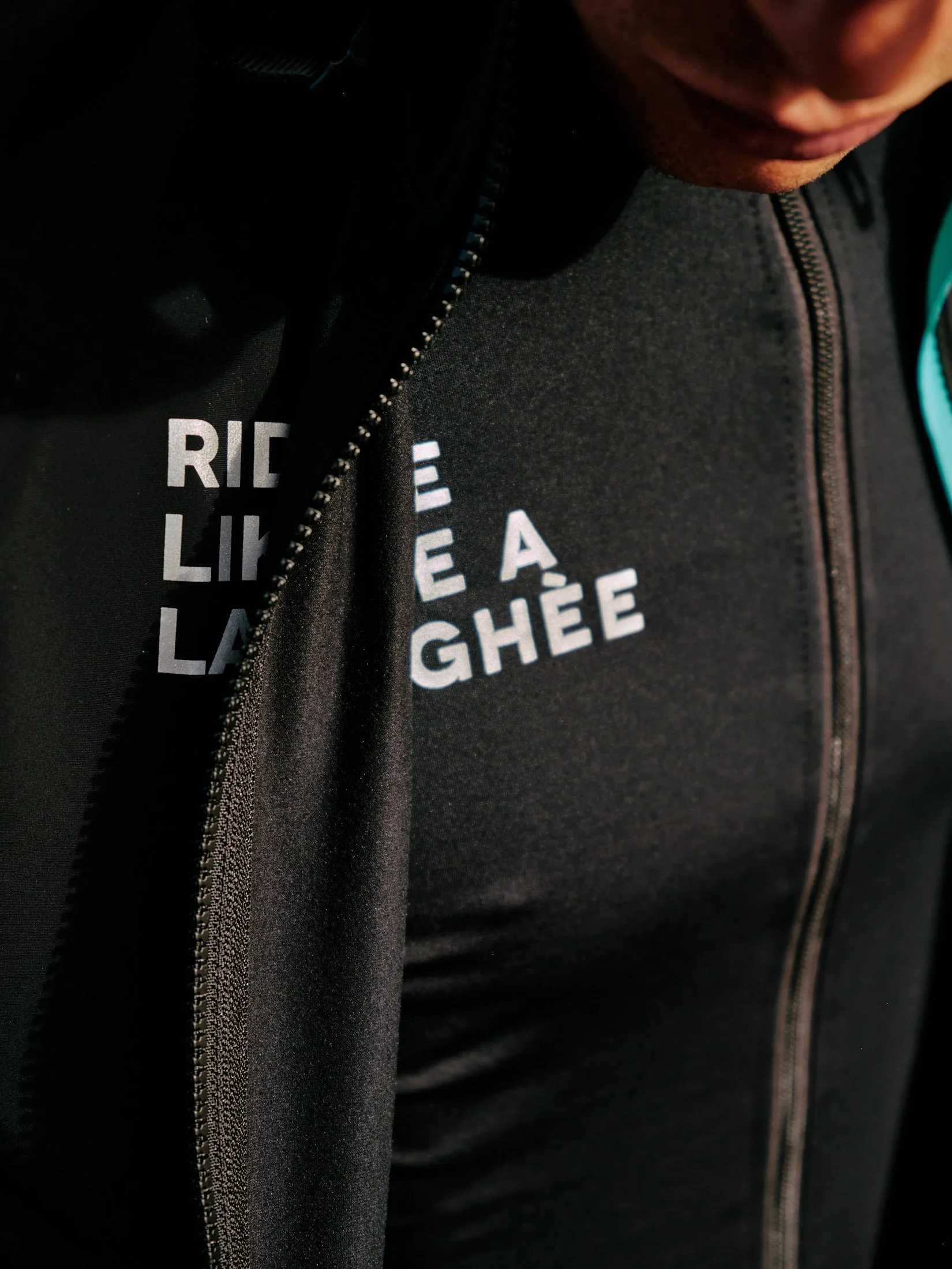 SCC long sleeve mid-season jersey - Black and Lake blue