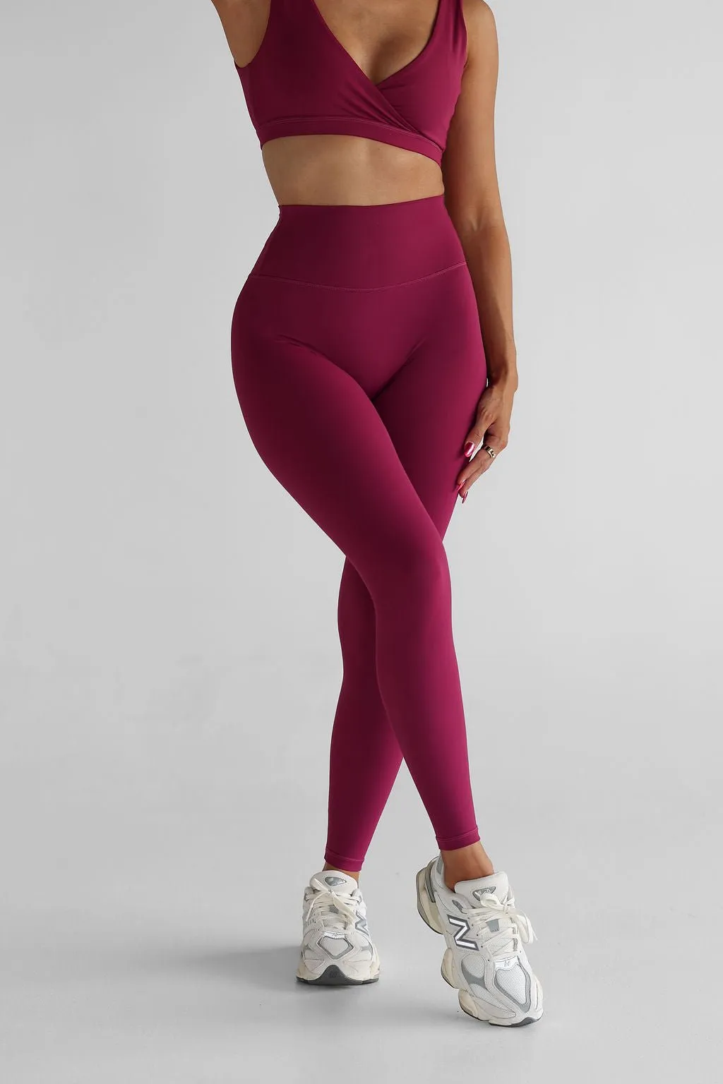 SCULPT Full Length Leggings - Sangria