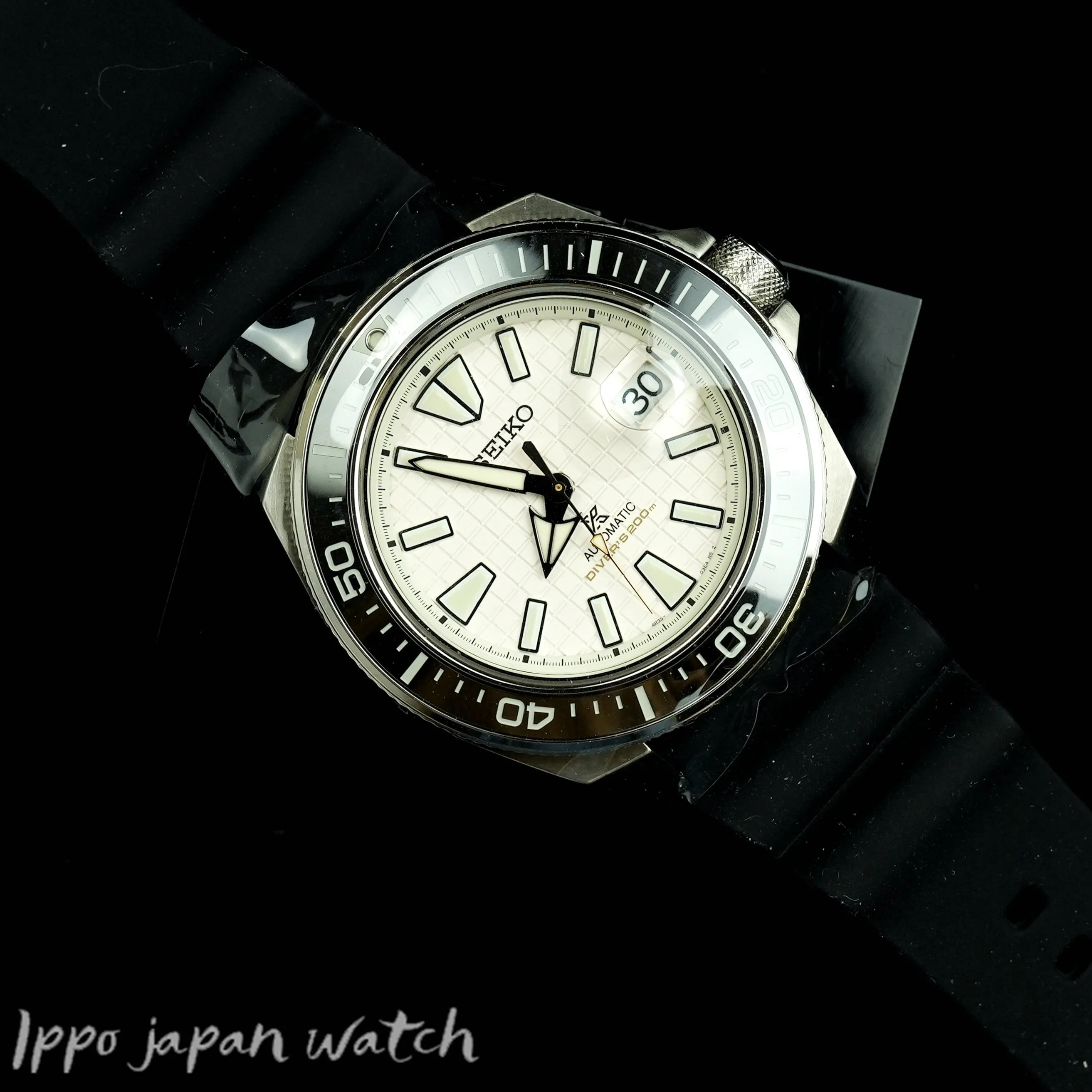 SEIKO prospex SRPE37K1 Automatic with manual winding 4R35 Silicone 20ATM watch