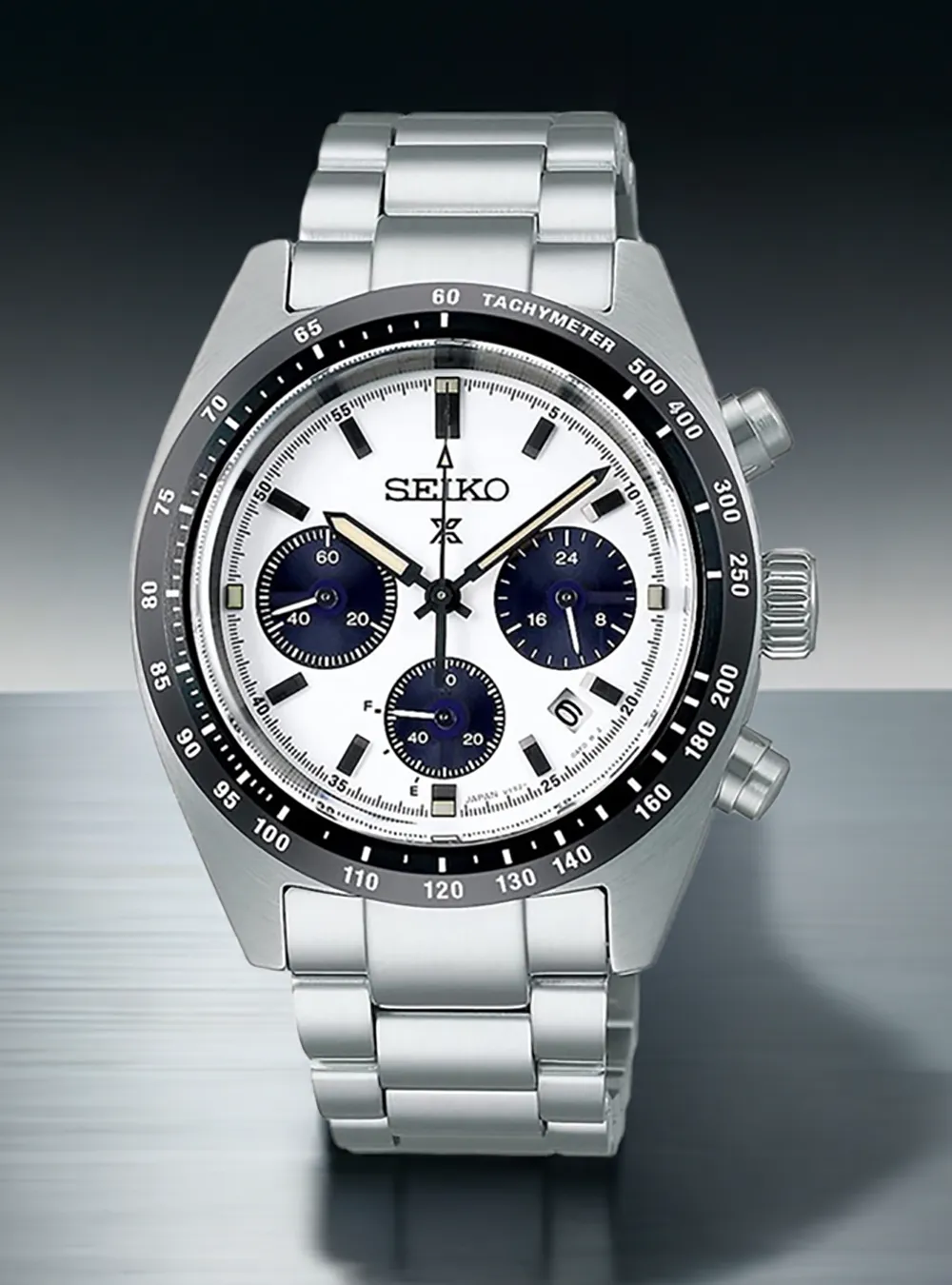 SEIKO WATCH PROSPEX SPEEDTIMER SOLAR CHRONOGRAPH PANDA DIAL SBDL085 / SSC813 MADE IN JAPAN JDM