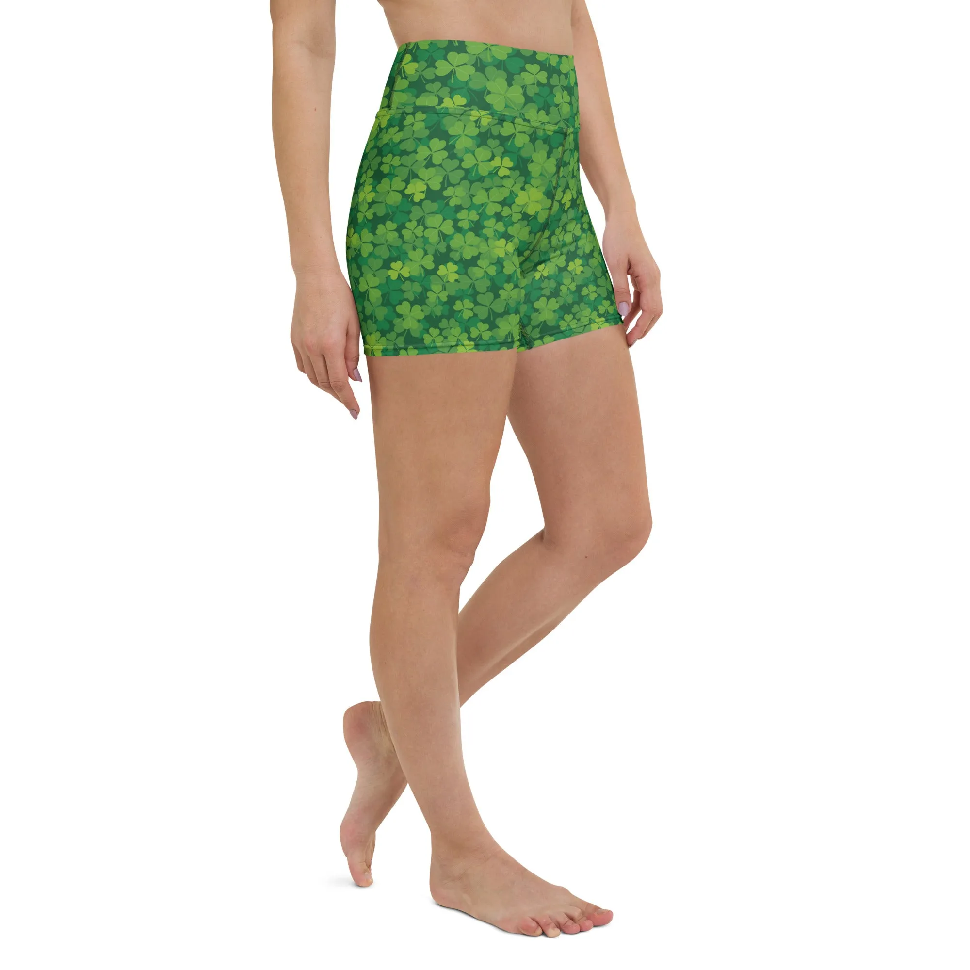 Shamrocks Yoga Shorts