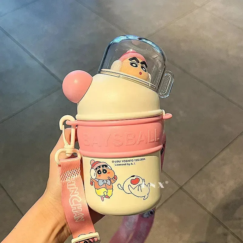 Shinchan Mini Baysball Insulated Bottle (430 ml)