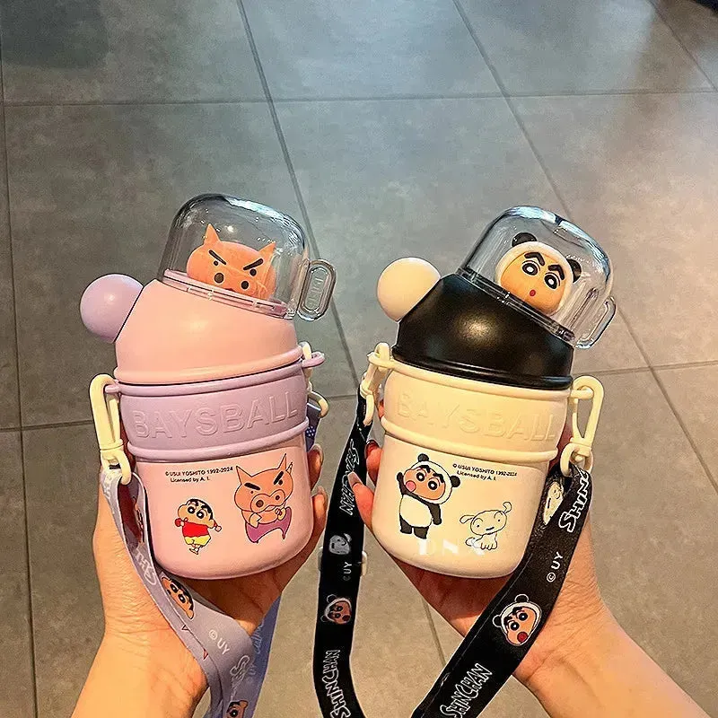 Shinchan Mini Baysball Insulated Bottle (430 ml)