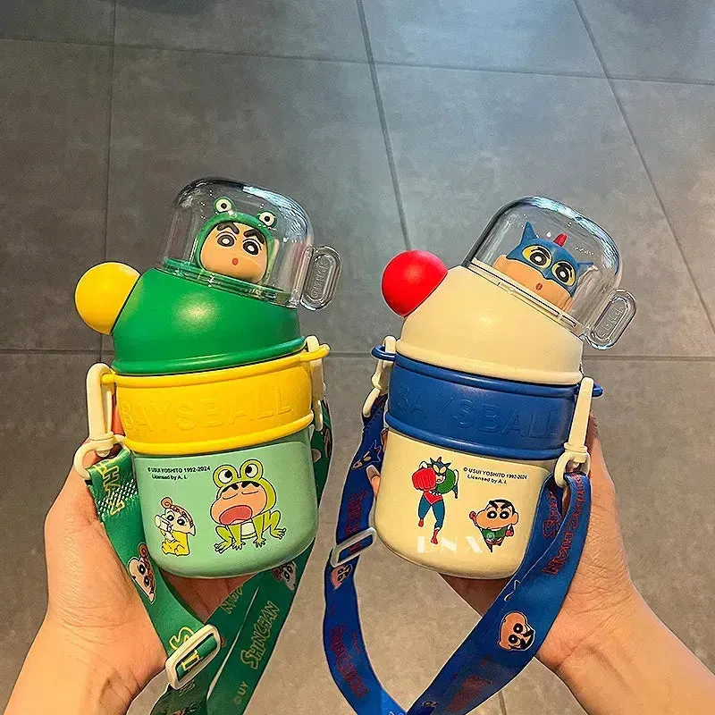 Shinchan Mini Baysball Insulated Bottle (430 ml)