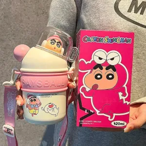 Shinchan Mini Baysball Insulated Bottle (430 ml)