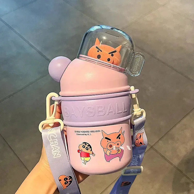 Shinchan Mini Baysball Insulated Bottle (430 ml)
