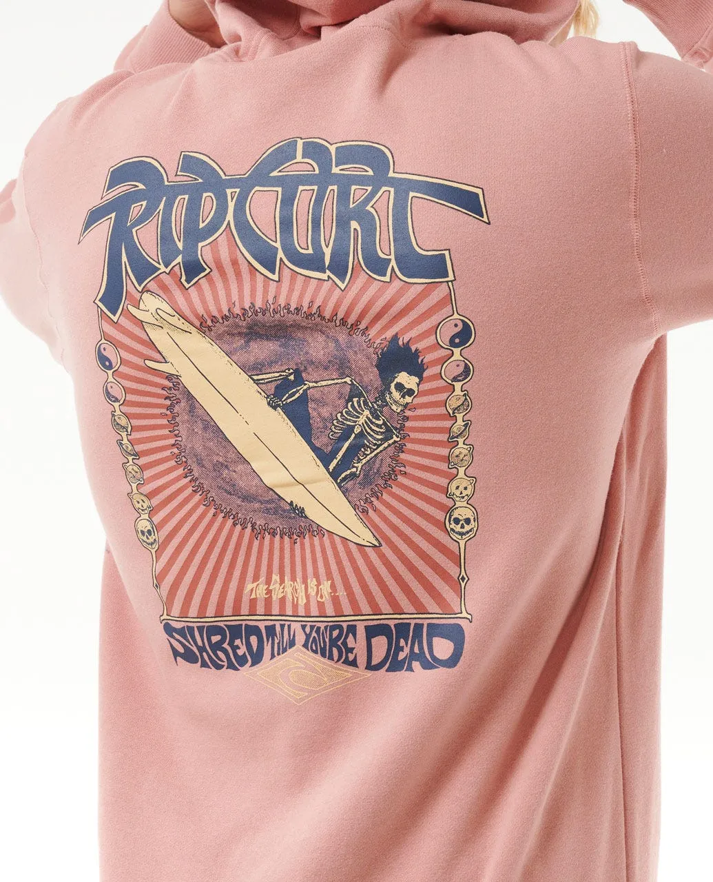 Shred Till Dead Zip Through Hood