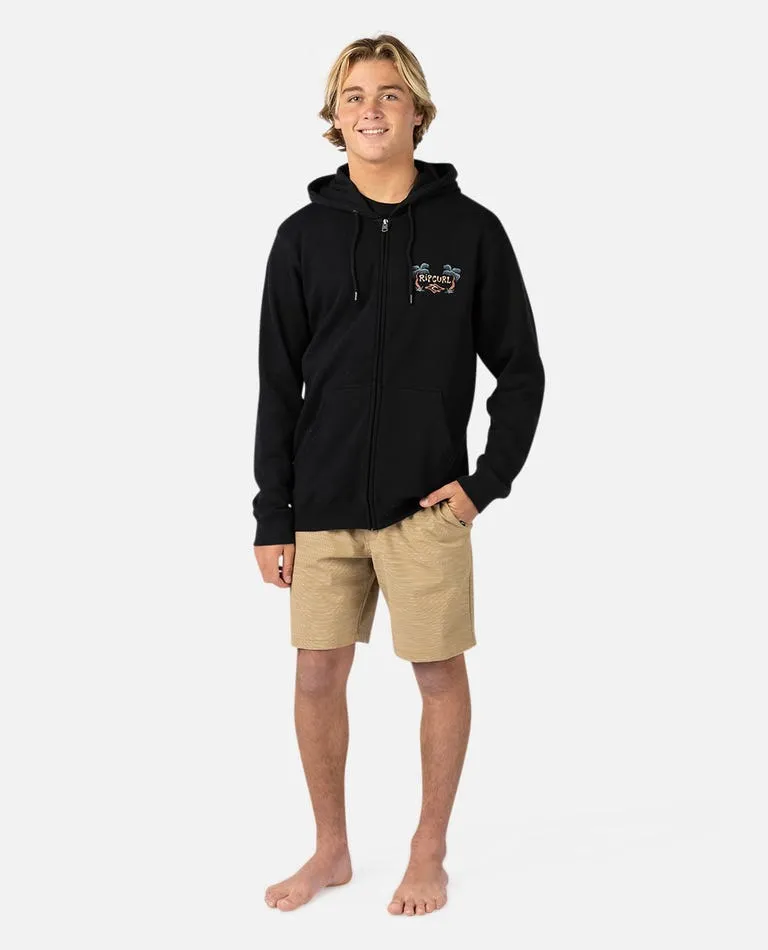 Shredding Zip Through Hood