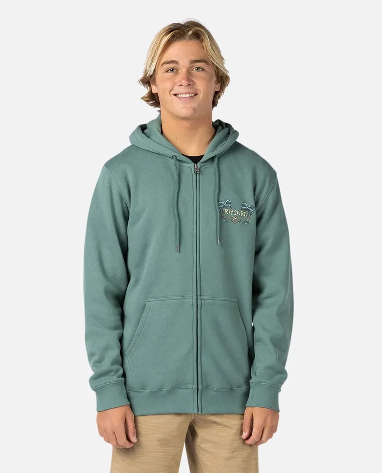 Shredding Zip Through Hood