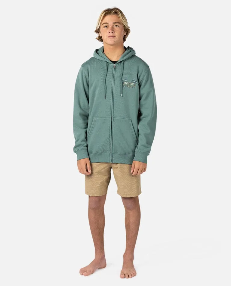 Shredding Zip Through Hood