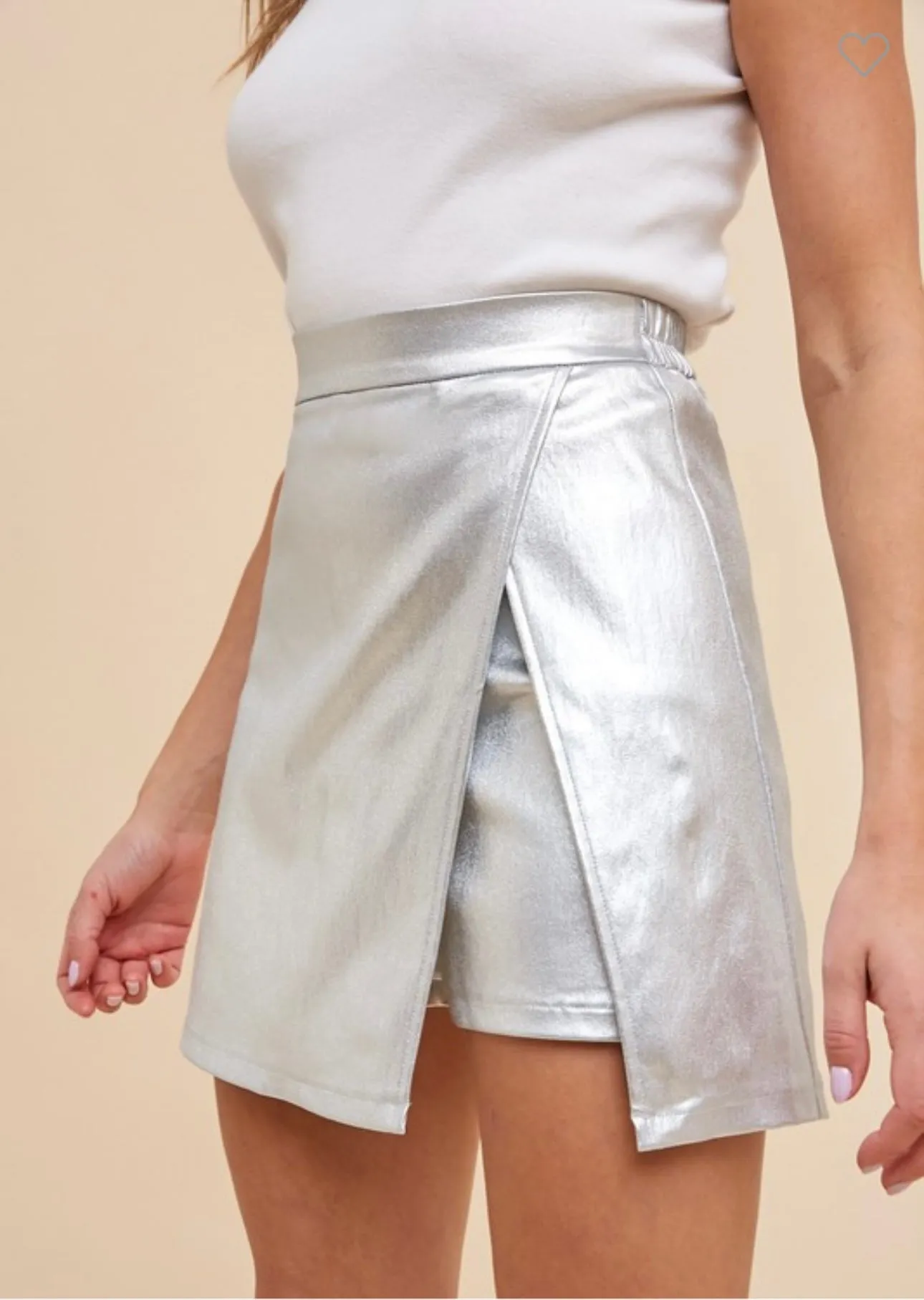 Silver Skort