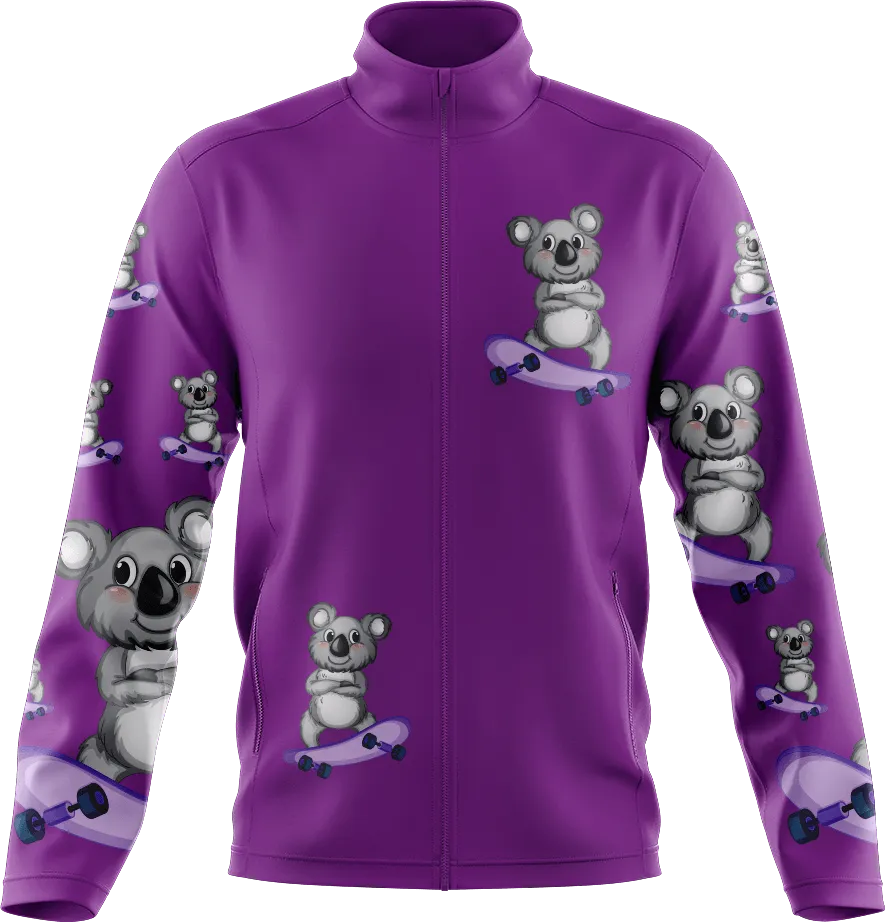 Skater Koala Full Zip Track Jacket