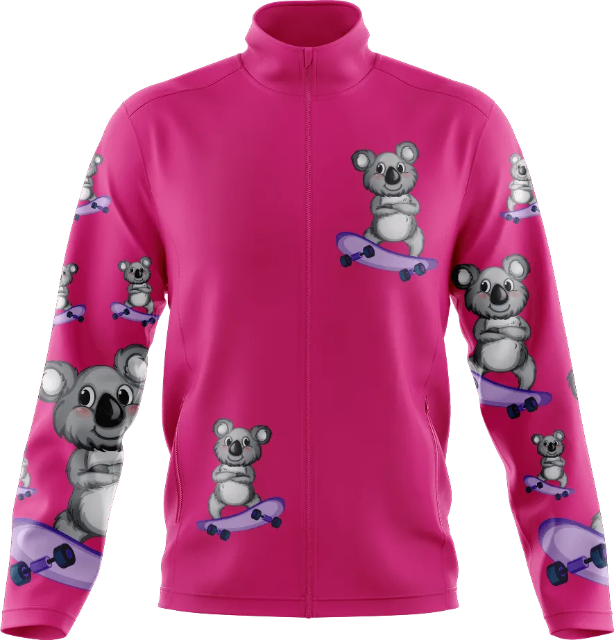 Skater Koala Full Zip Track Jacket