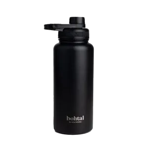 SmartShake Bohtal Insulated Sports Bottle, Black 960 ml
