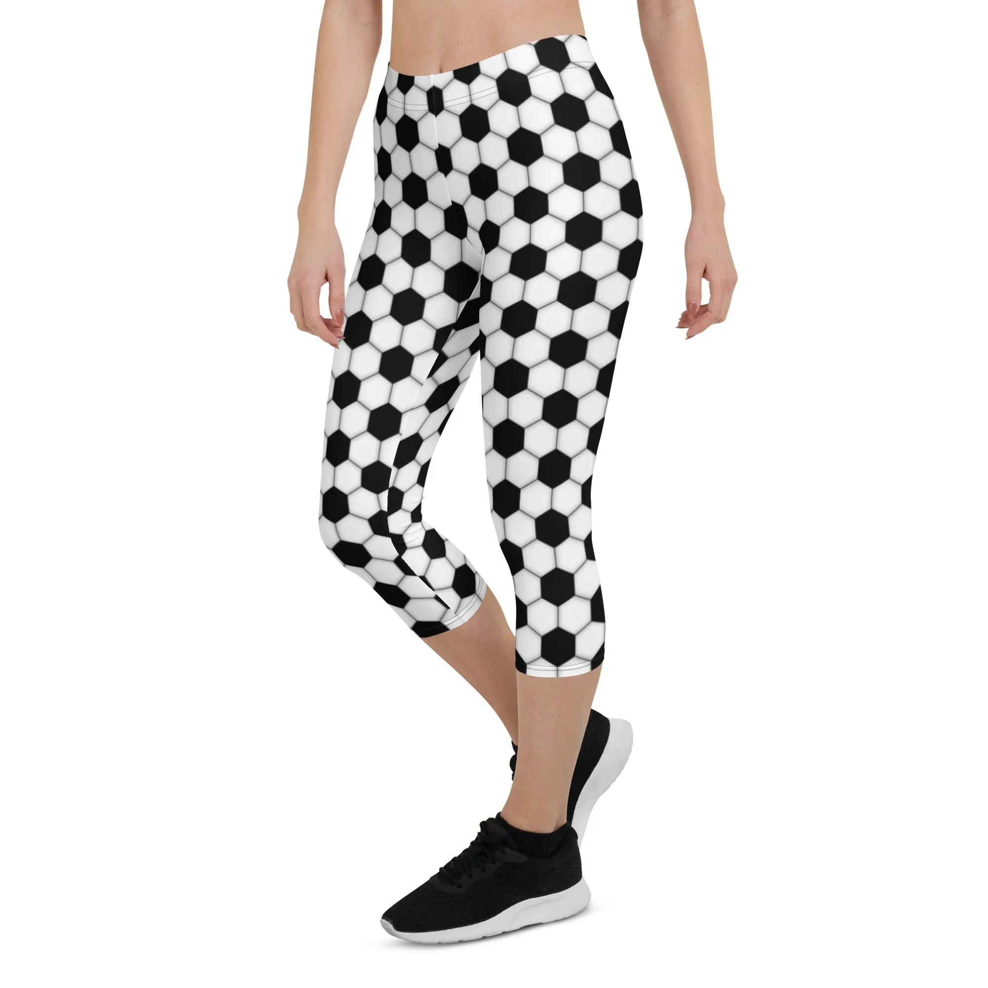 Soccer Mid-waist Capri Leggings