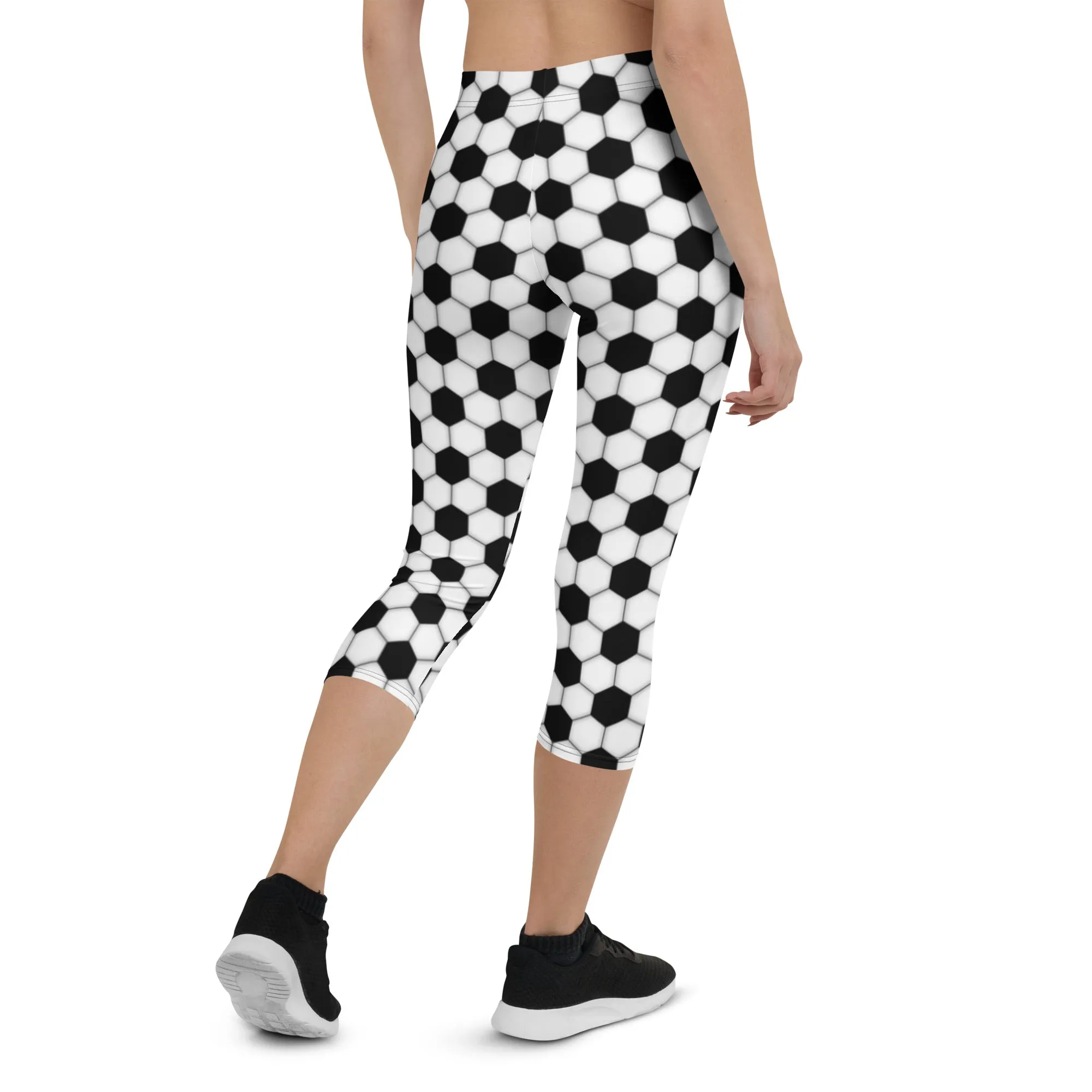 Soccer Mid-waist Capri Leggings