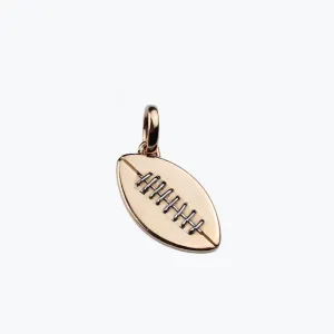 Sonoma Football Pendant in 22K Apricot Gold and 18K Alpine Gold