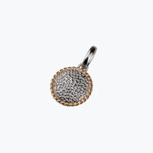 Sonoma "Twist" Golfball Pendant in 22K Apricot Gold and 18K Alpine Gold