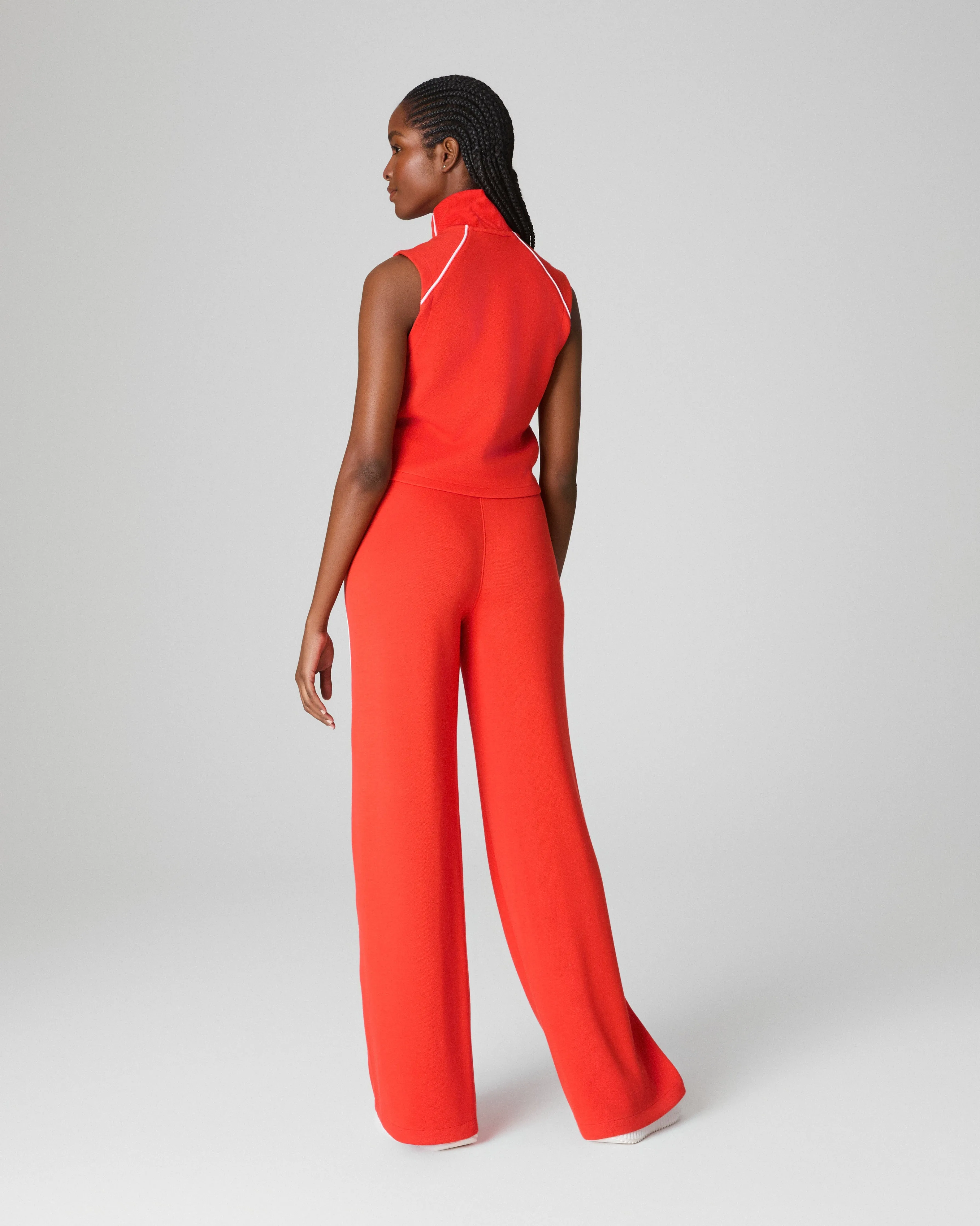 SPANX® AirEssentials Pique Sleeveless Mockneck Jumpsuit