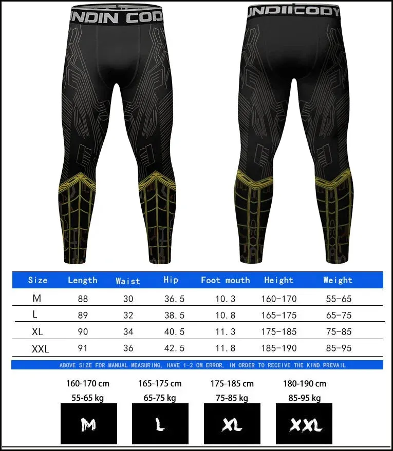 Spider Compression 'Brown Recluse' Leggings Spats