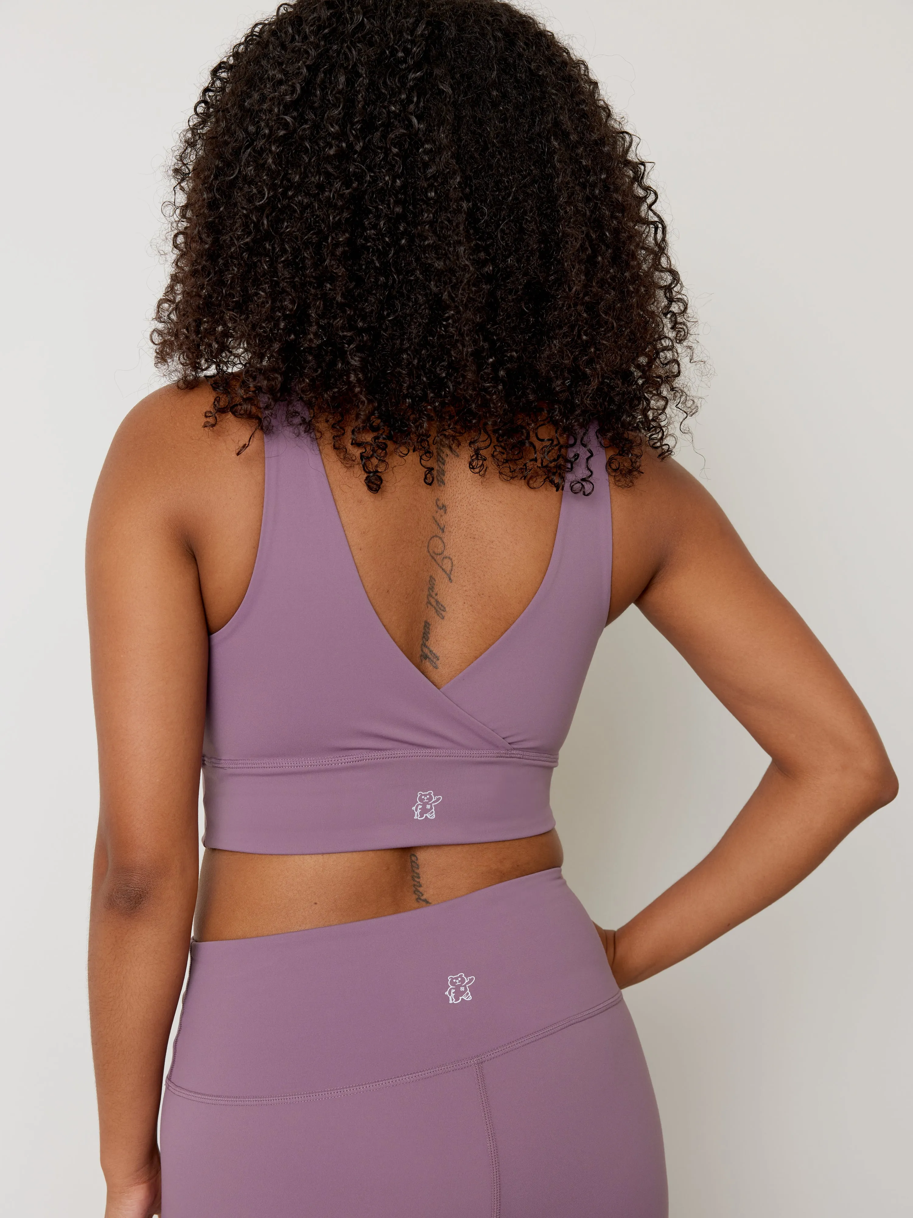 Sport Bra - Mauve Poudré - Garde-Malade||Brassière Sport - Mauve Poudré - Garde-Malade