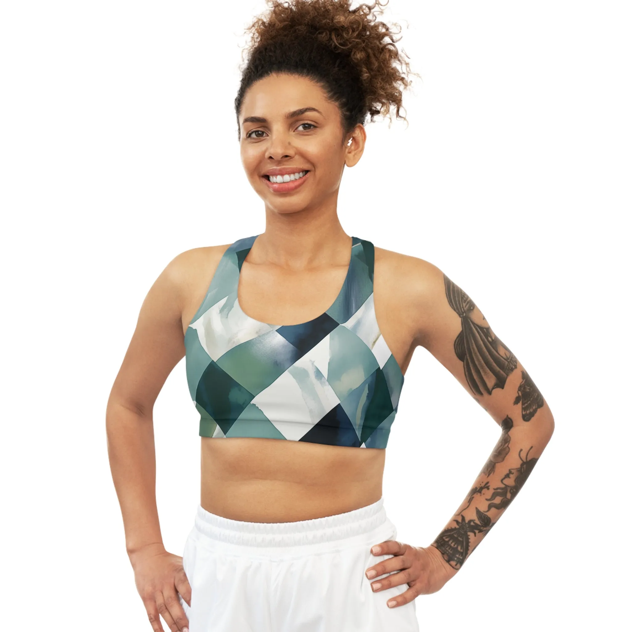 Sports Bra - Wolf Chadds Ford Harlequin